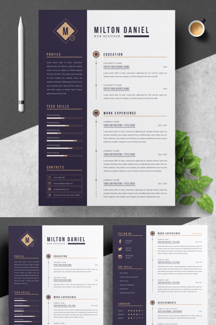 Kit Graphique #80549 Page Resume Divers Modles Web - Logo template Preview