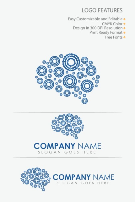 Kit Graphique #80568 Logo Brain Divers Modles Web - Logo template Preview