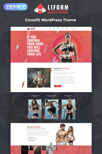 Kit Graphique #80591 Sport Crossfit Divers Modles Web - Logo template Preview