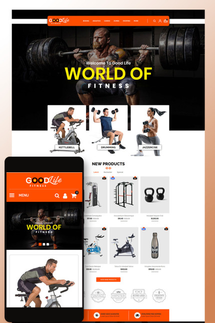 Kit Graphique #80618 Fitness Gym Divers Modles Web - Logo template Preview