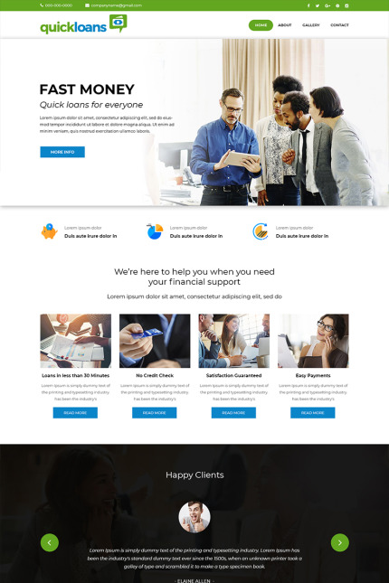 Kit Graphique #80627 Loan Company Divers Modles Web - Logo template Preview