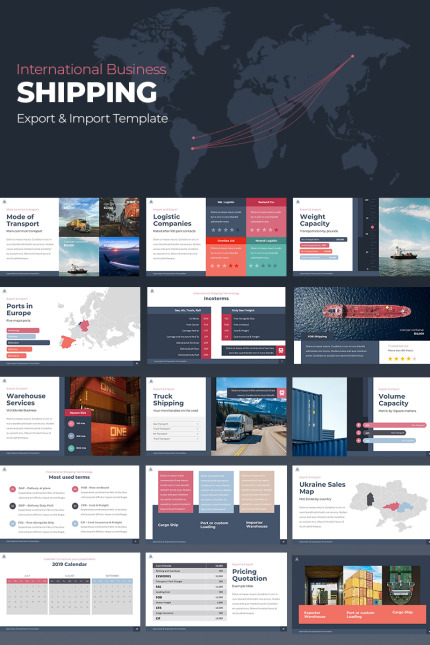 Kit Graphique #80628 Shipping Export Divers Modles Web - Logo template Preview