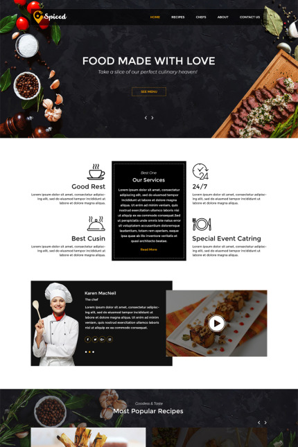 Kit Graphique #80630 Chef Restaurant Divers Modles Web - Logo template Preview