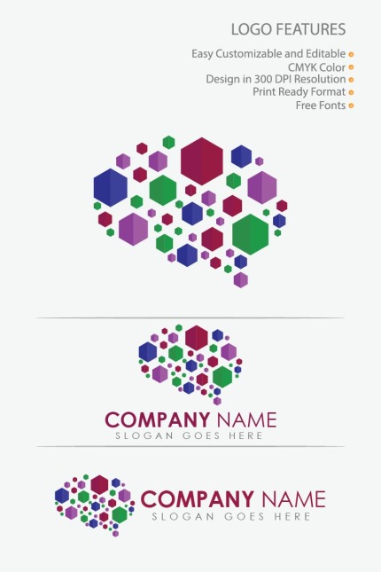 Kit Graphique #80650 Brain Logo Divers Modles Web - Logo template Preview