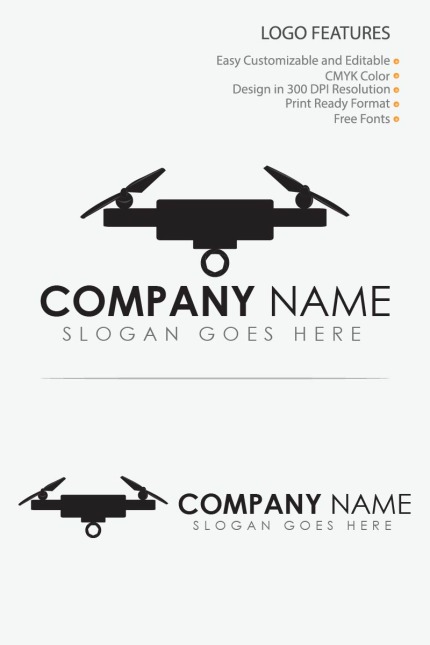 Kit Graphique #80854 Drone Logo Divers Modles Web - Logo template Preview