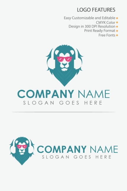 Kit Graphique #80859 Lion Logo Divers Modles Web - Logo template Preview