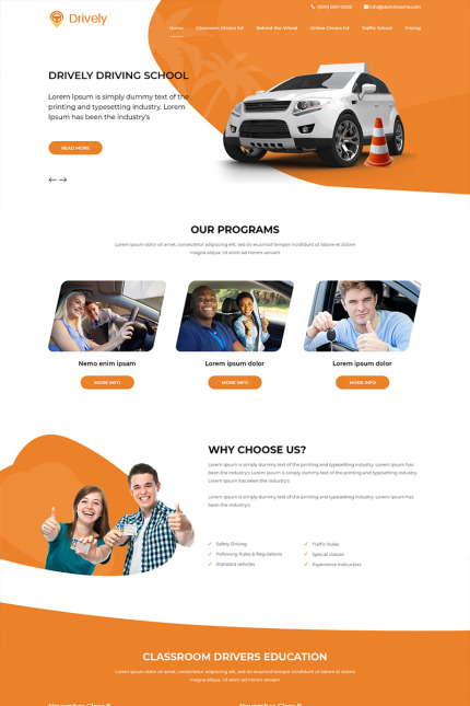 Kit Graphique #80863 Driving School Divers Modles Web - Logo template Preview