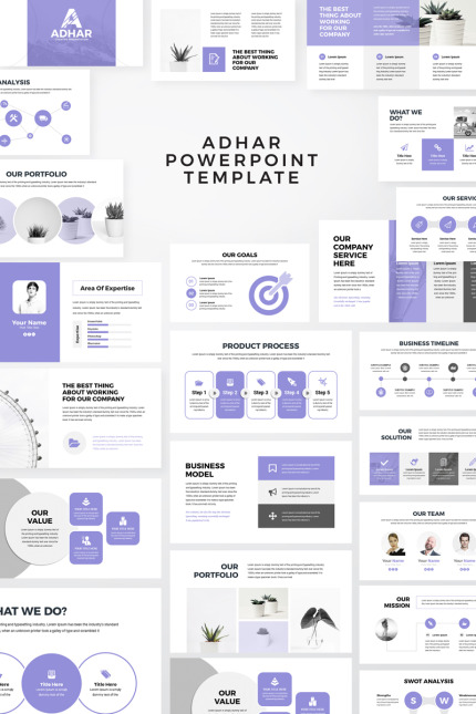 Kit Graphique #80867 Modern Powerpoint Divers Modles Web - Logo template Preview