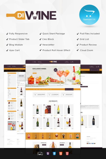 Kit Graphique #80947 Wine Winestore Divers Modles Web - Logo template Preview