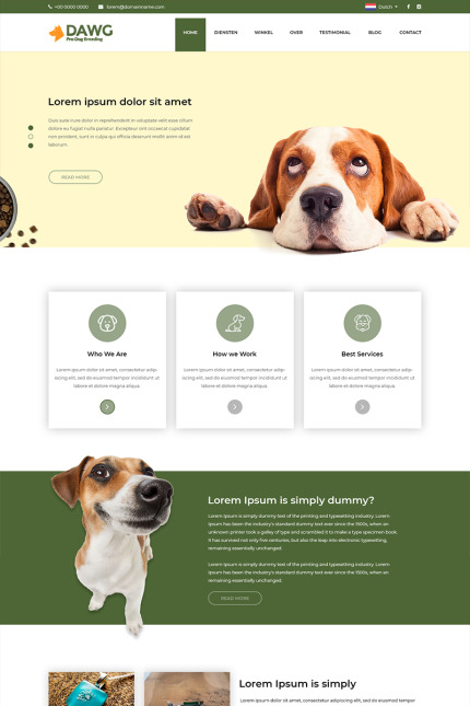 Kit Graphique #80968 Dog Pet Divers Modles Web - Logo template Preview