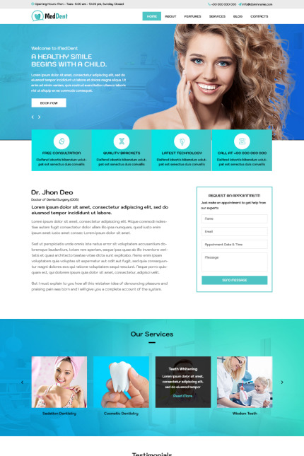 Kit Graphique #80988 Dentist Mdical Divers Modles Web - Logo template Preview