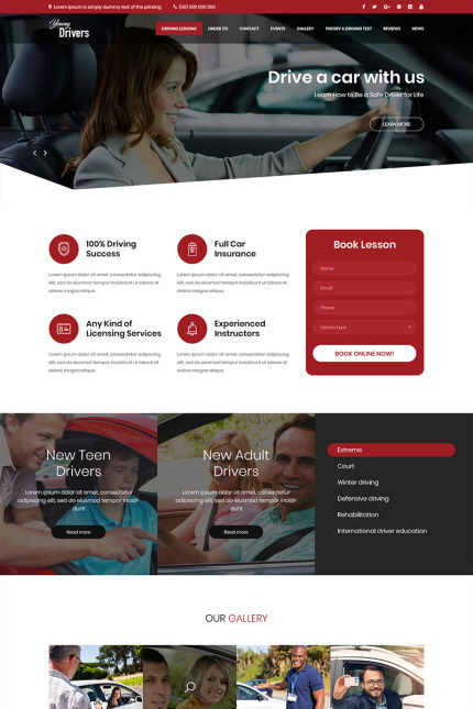 Kit Graphique #81031 Driving School Divers Modles Web - Logo template Preview