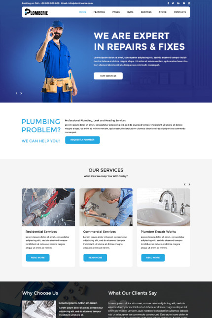 Kit Graphique #81037 Plumbing Plombier Divers Modles Web - Logo template Preview
