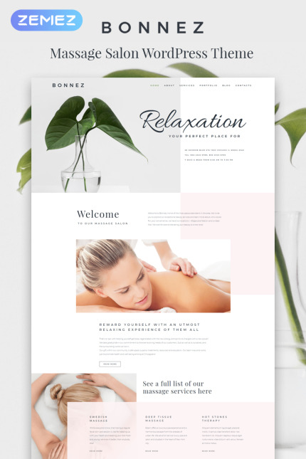 Kit Graphique #81041 Massage Services Divers Modles Web - Logo template Preview