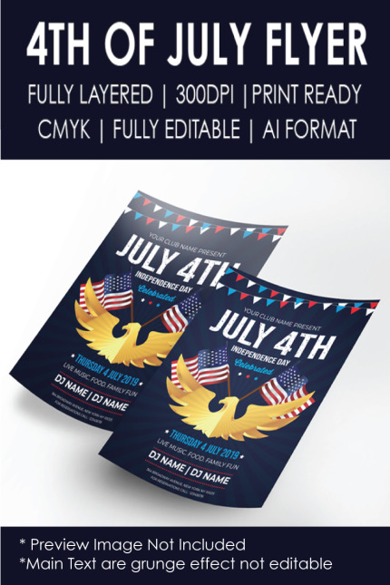 Kit Graphique #81108 4th Of Divers Modles Web - Logo template Preview