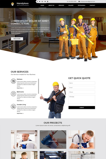 Kit Graphique #81167 Handyman Service Divers Modles Web - Logo template Preview