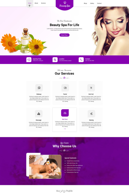 Kit Graphique #81225 Beaut Spa Divers Modles Web - Logo template Preview