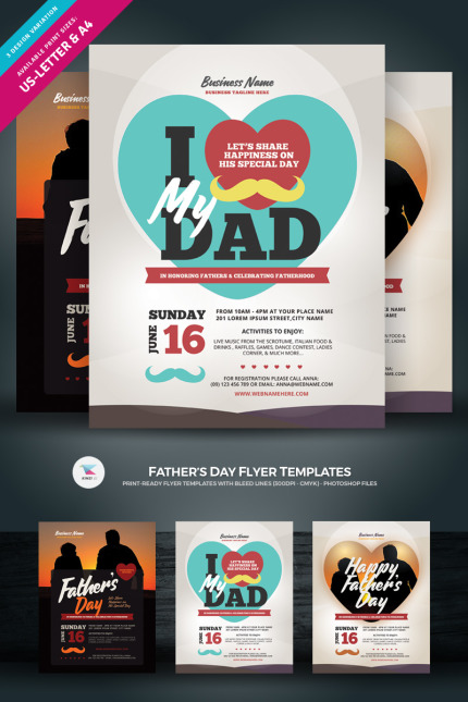Kit Graphique #81375 Father&#039;s Day Divers Modles Web - Logo template Preview