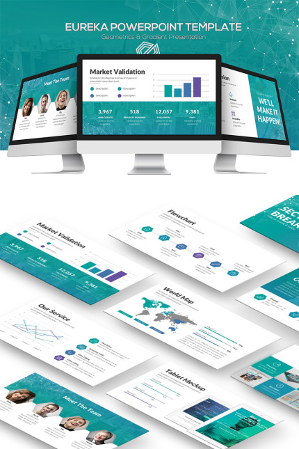 Kit Graphique #81725 Geometrics Gradient Divers Modles Web - Logo template Preview