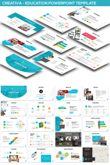 Kit Graphique #81735 Creative Tutoring Divers Modles Web - Logo template Preview