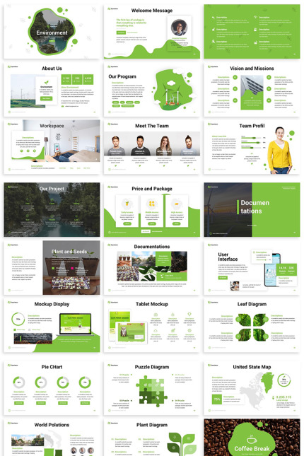 Kit Graphique #81761 Environement Vert Divers Modles Web - Logo template Preview