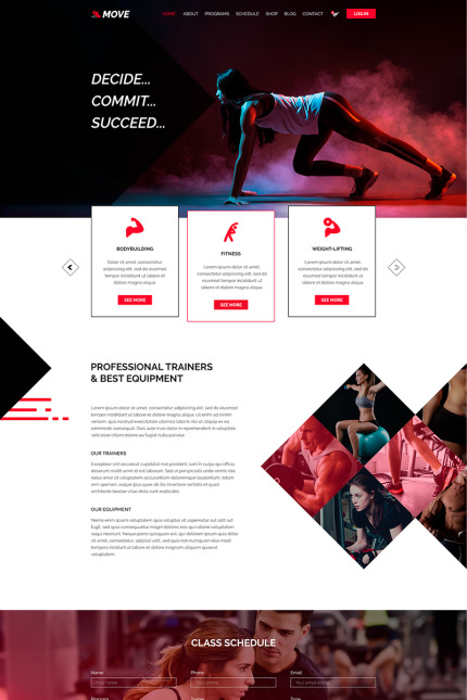 Kit Graphique #81831 Gym Fitness Divers Modles Web - Logo template Preview
