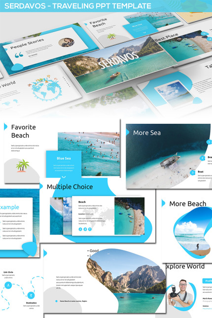 Kit Graphique #81926 Travel Vacation Divers Modles Web - Logo template Preview