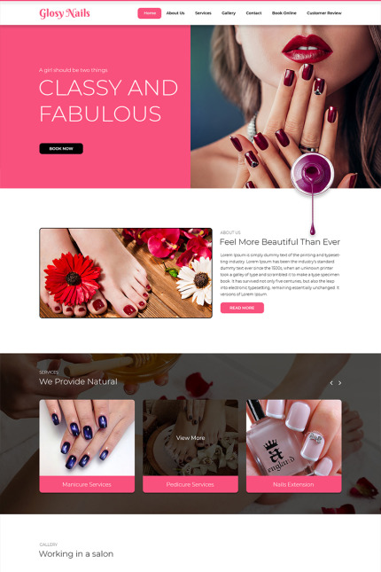 Kit Graphique #81941 Beaut Ongles Divers Modles Web - Logo template Preview