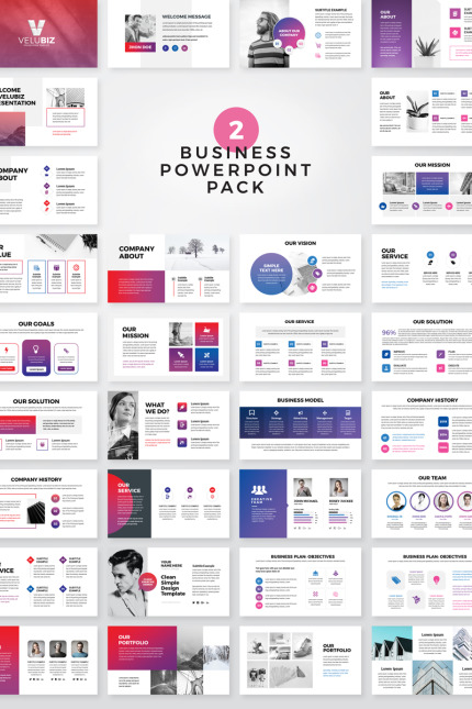 Kit Graphique #82085 Modern Powerpoint Divers Modles Web - Logo template Preview