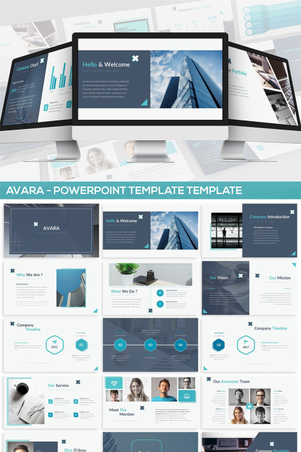 Kit Graphique #82100 Minimal Moderne Divers Modles Web - Logo template Preview