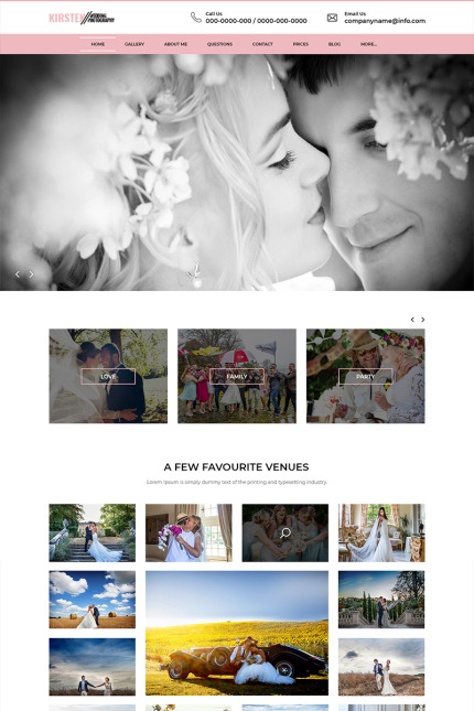 Kit Graphique #82118 Mariage Photographie Divers Modles Web - Logo template Preview