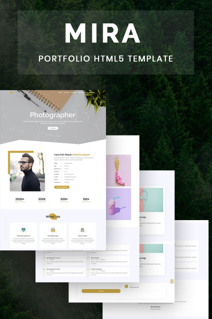 Kit Graphique #82130 Responsive Portfolio Divers Modles Web - Logo template Preview