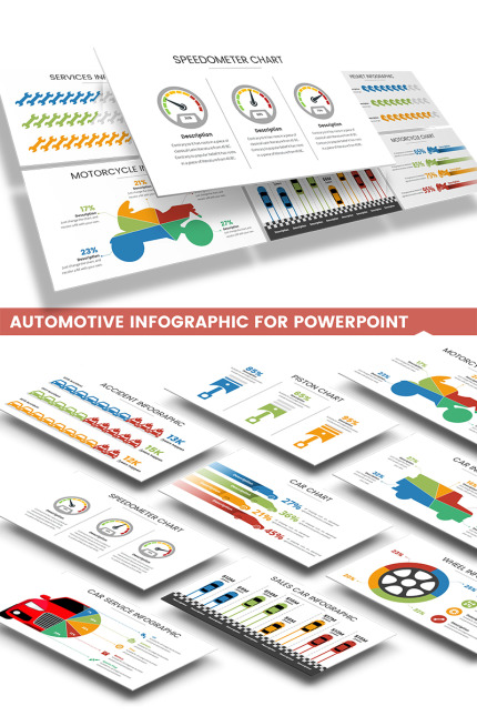 Kit Graphique #82143 Infographic Automotive Divers Modles Web - Logo template Preview