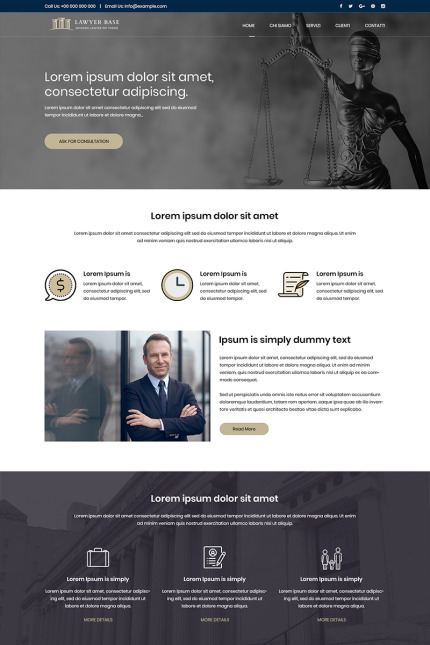 Kit Graphique #82162 Law Firm Divers Modles Web - Logo template Preview