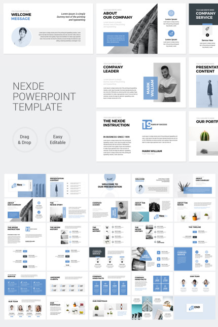 Kit Graphique #82189 Modern Powerpoint Divers Modles Web - Logo template Preview