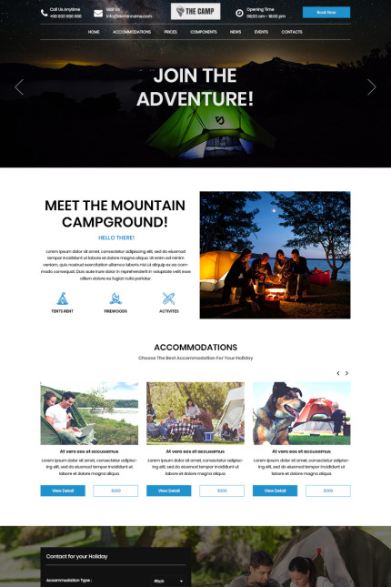 Kit Graphique #82206 Voyage Camping Divers Modles Web - Logo template Preview