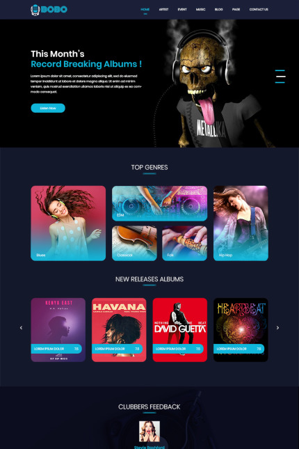 Kit Graphique #82219 Music Magasin Divers Modles Web - Logo template Preview