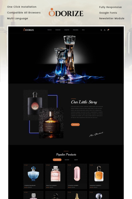 Kit Graphique #82268 Parfum Montre Divers Modles Web - Logo template Preview