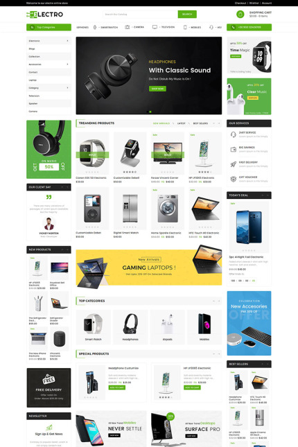 Kit Graphique #82279 Gadget lectronique Divers Modles Web - Logo template Preview