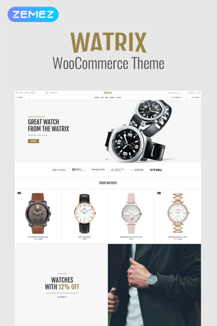 Kit Graphique #82302 Watch Boutique Divers Modles Web - Logo template Preview