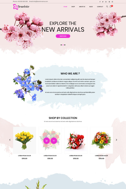 Kit Graphique #82393 Fleur Boutique Divers Modles Web - Logo template Preview