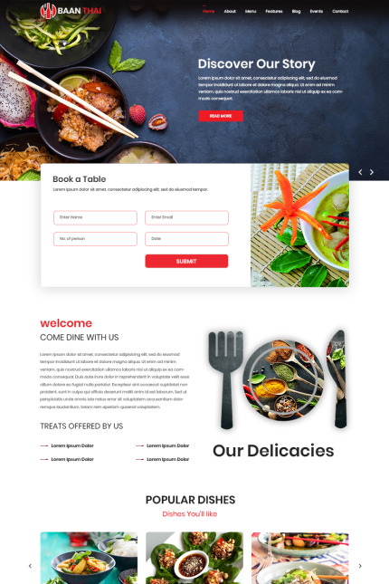 Kit Graphique #82394 Thai Restaurant Divers Modles Web - Logo template Preview