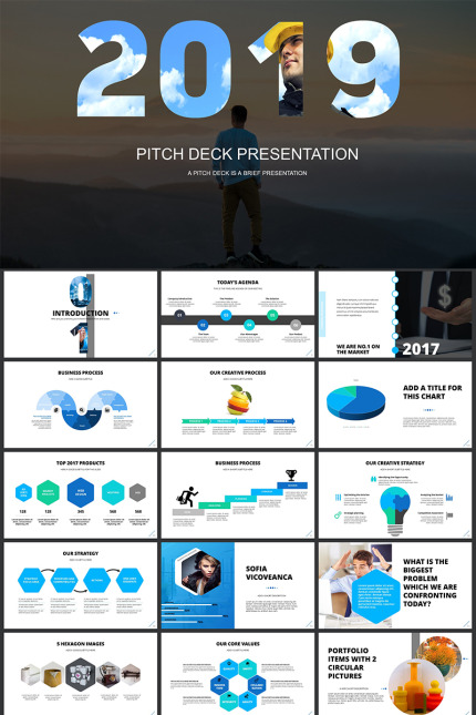 Kit Graphique #82406 Powerpoint Business Divers Modles Web - Logo template Preview