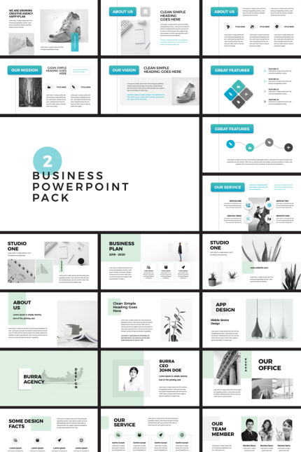 Kit Graphique #82438 Modern Powerpoint Divers Modles Web - Logo template Preview