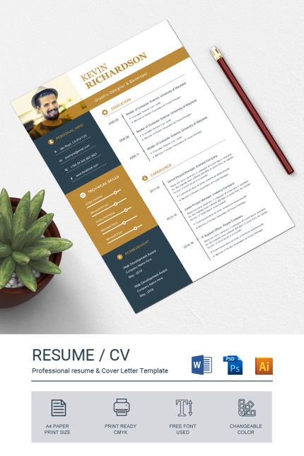 Kit Graphique #82477 Resume Template Divers Modles Web - Logo template Preview