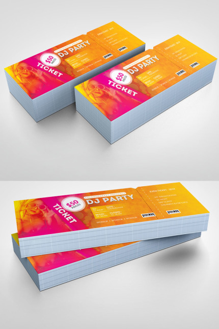 Kit Graphique #82486 Ticket vnement Divers Modles Web - Logo template Preview
