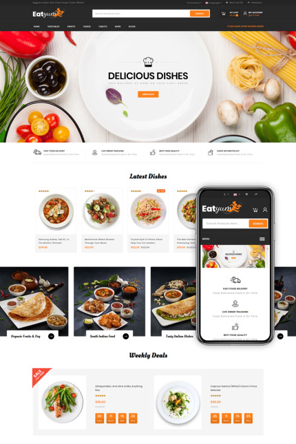Kit Graphique #82539 Restaurant Food Divers Modles Web - Logo template Preview
