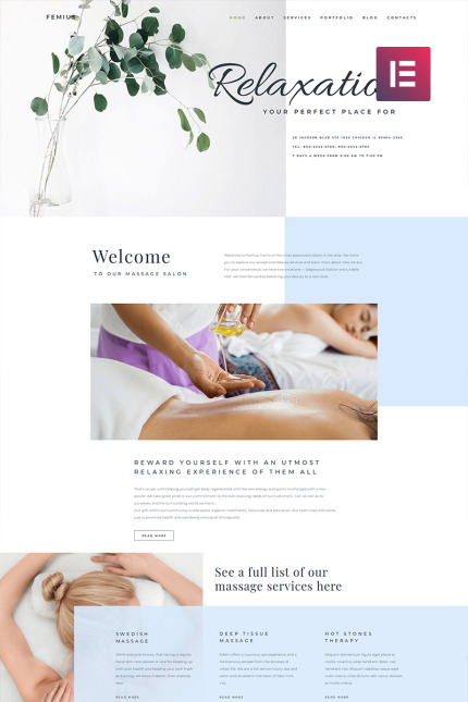 Kit Graphique #82565 Massage Services Divers Modles Web - Logo template Preview