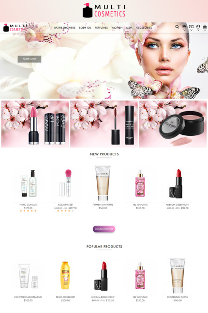 Kit Graphique #82602 Cosmetiques Perfums Divers Modles Web - Logo template Preview