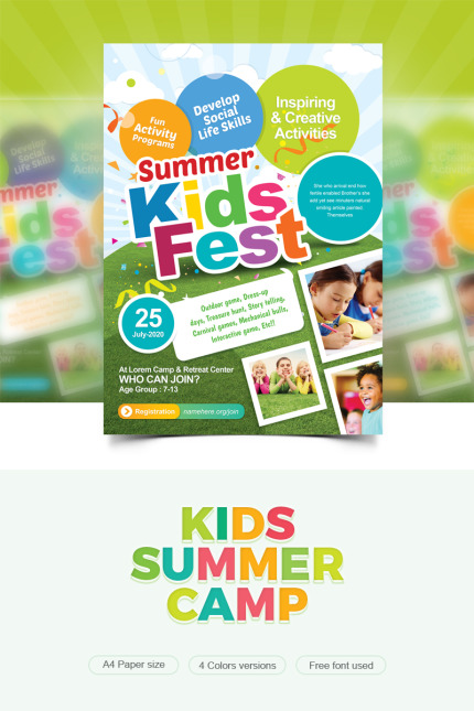 Kit Graphique #82674 Enfants t Divers Modles Web - Logo template Preview